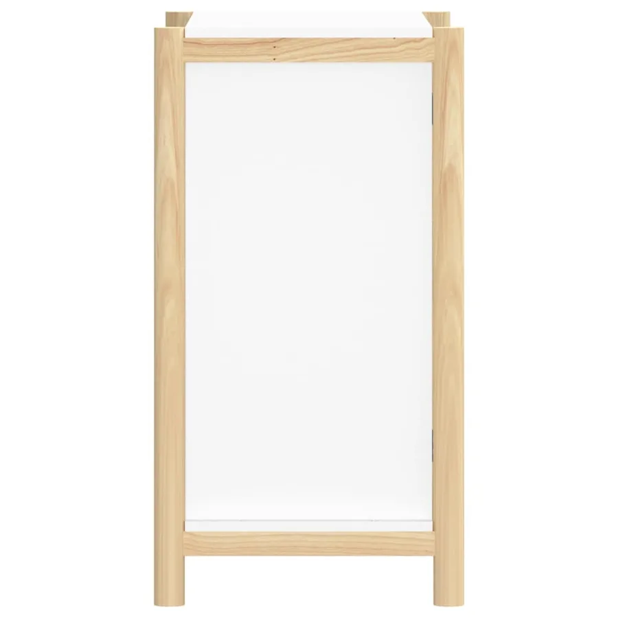 Buffet Blanc 62x38x70 cm Bois d'ingénierie - 6