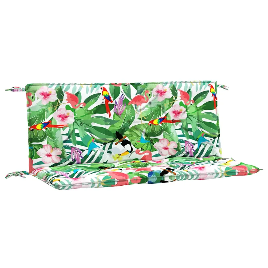 Coussins de banc de jardin lot de 2 multicolore 120x50x7 cm - 2