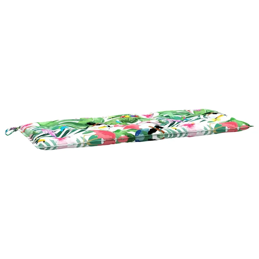 Coussins de banc de jardin lot de 2 multicolore 120x50x7 cm - 5