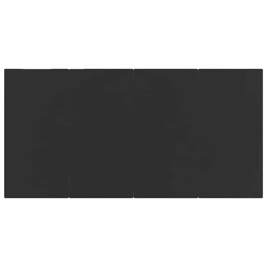 Ensemble à manger de jardin 5 pcs Noir Rotin PVC - 8