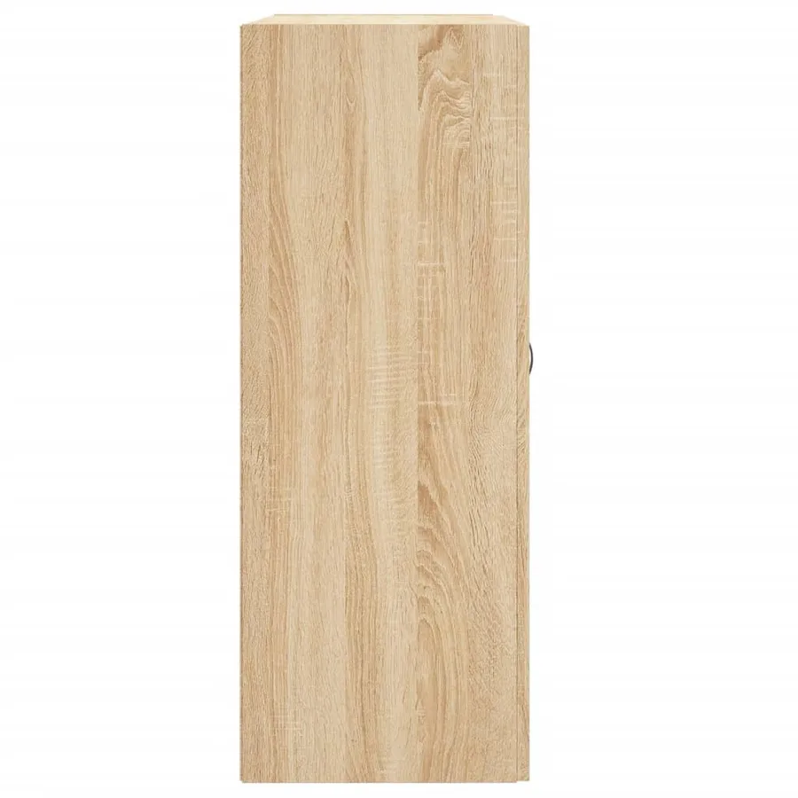 Armoires murales 2 pcs chêne sonoma bois d'ingénierie - 7