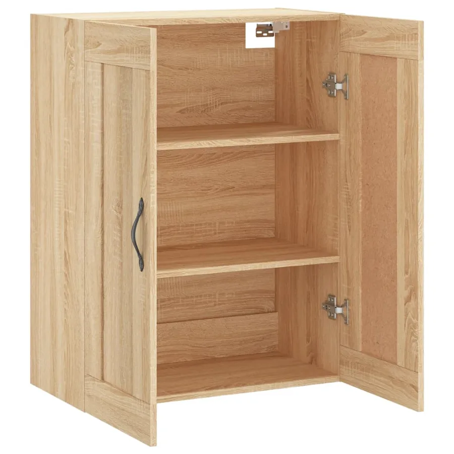 Armoire murale chêne sonoma 69,5x34x90 cm bois d'ingénierie - 6