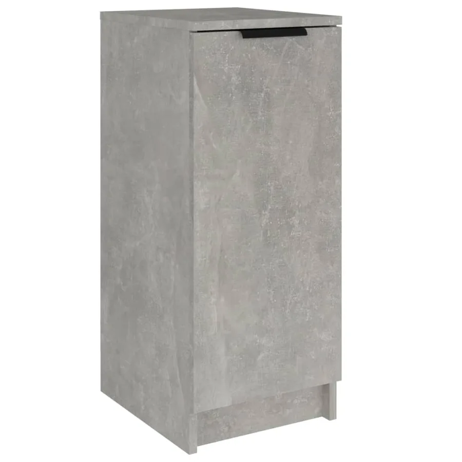 Armoire à chaussures Gris béton 30x35x70 cm Bois d'ingénierie - 2