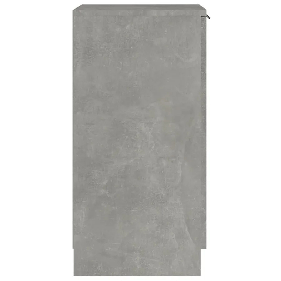 Armoire à chaussures Gris béton 30x35x70 cm Bois d'ingénierie - 7