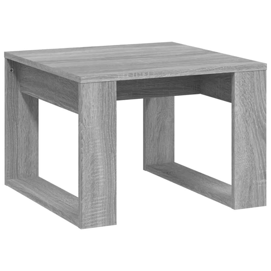 Table d'appoint Sonoma gris 50x50x35 cm Bois d'ingénierie - 2