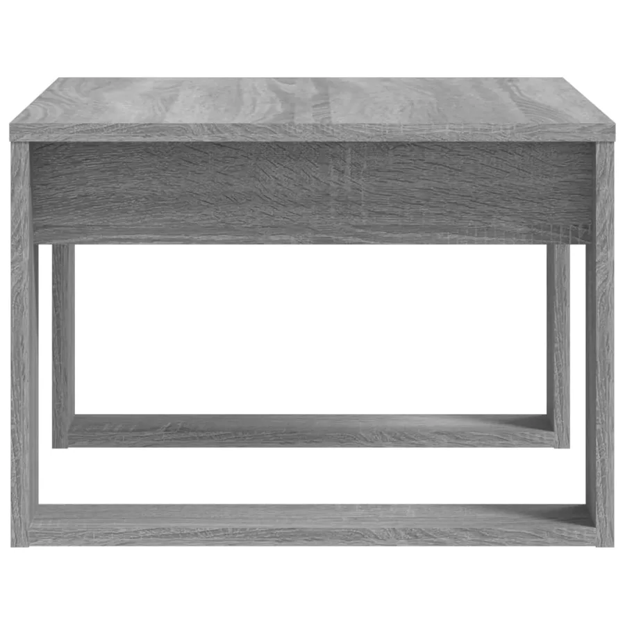 Table d'appoint Sonoma gris 50x50x35 cm Bois d'ingénierie - 5