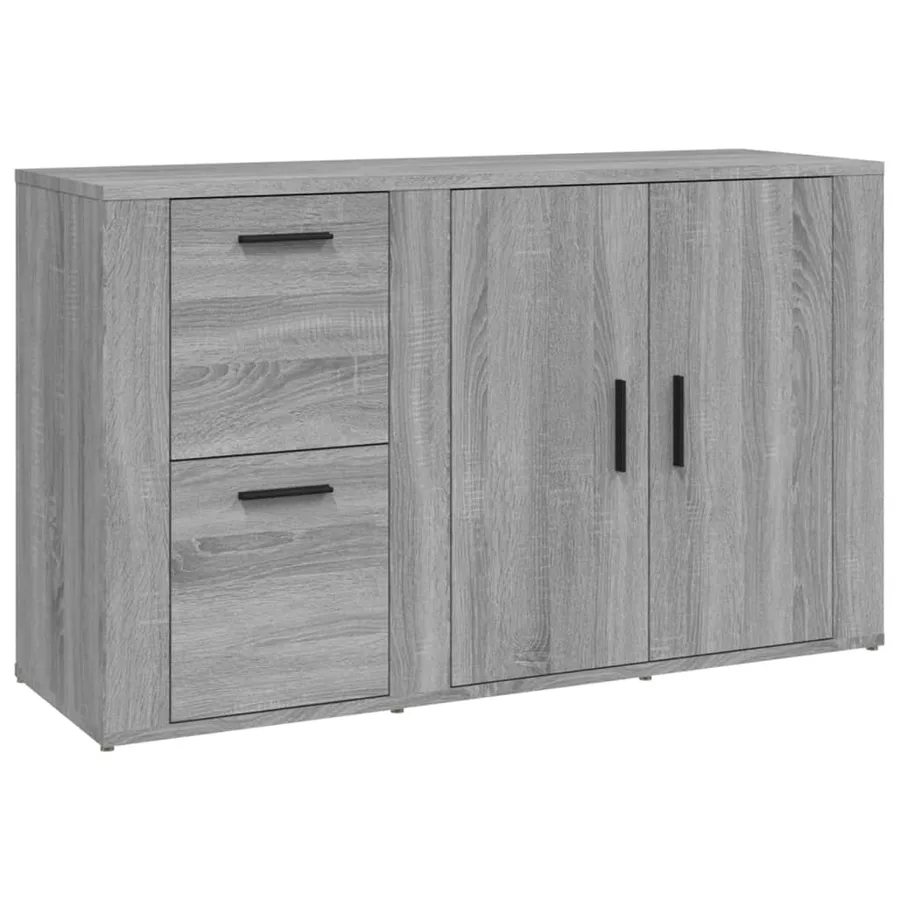 Buffet Sonoma gris 100x33x59,5 cm Bois d'ingénierie - 2