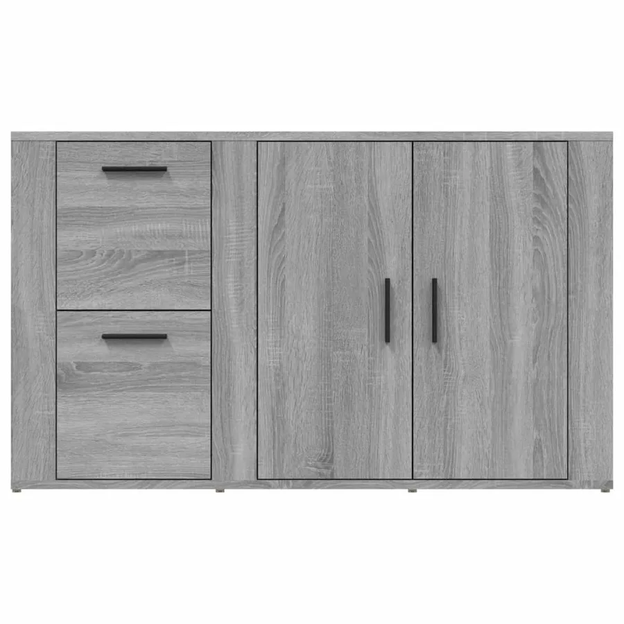 Buffet Sonoma gris 100x33x59,5 cm Bois d'ingénierie - 6