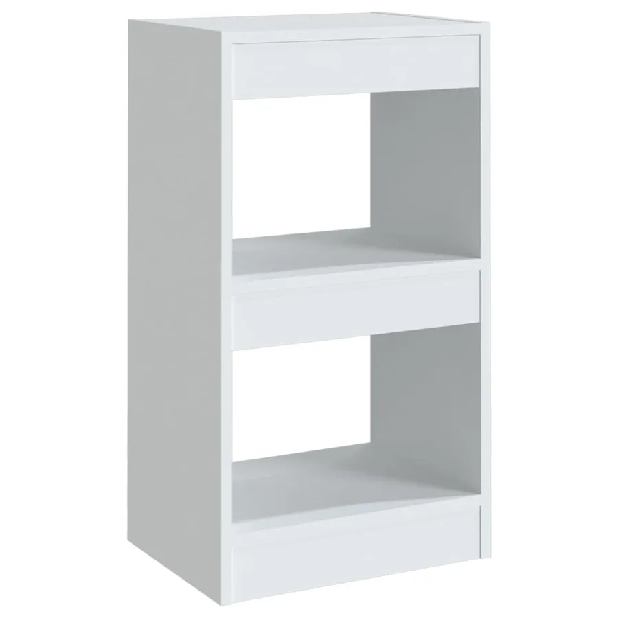 Bibliothèque/Séparateur de pièce Blanc 40x30x72 cm - 2