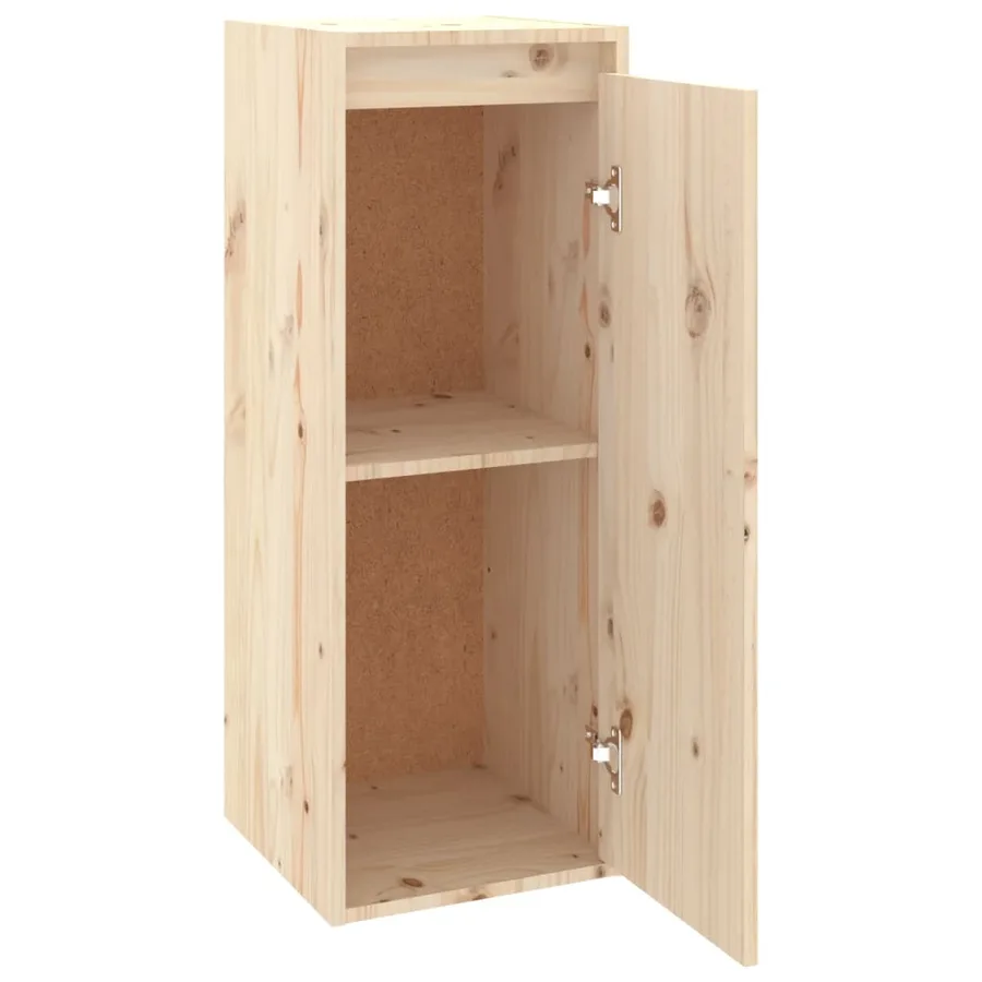 Armoires murales 2 pcs 30x30x80 cm Bois de pin massif - 7