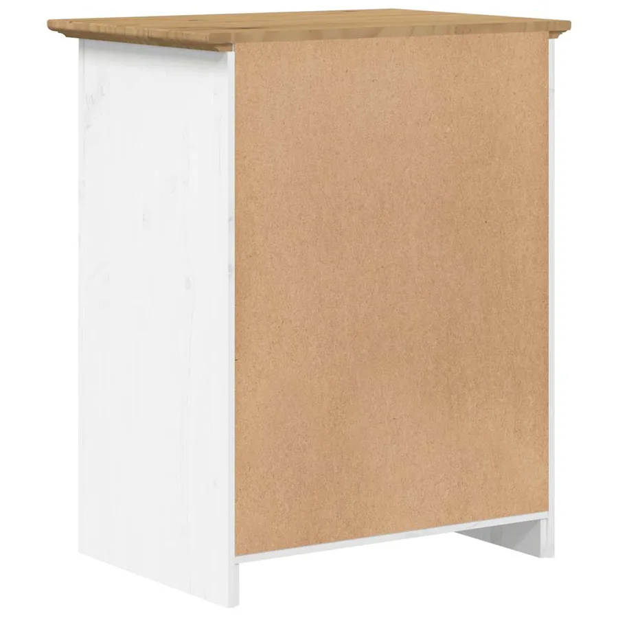 Table de chevet BODO marron 53x38,5x67 cm bois de pin massif - 6