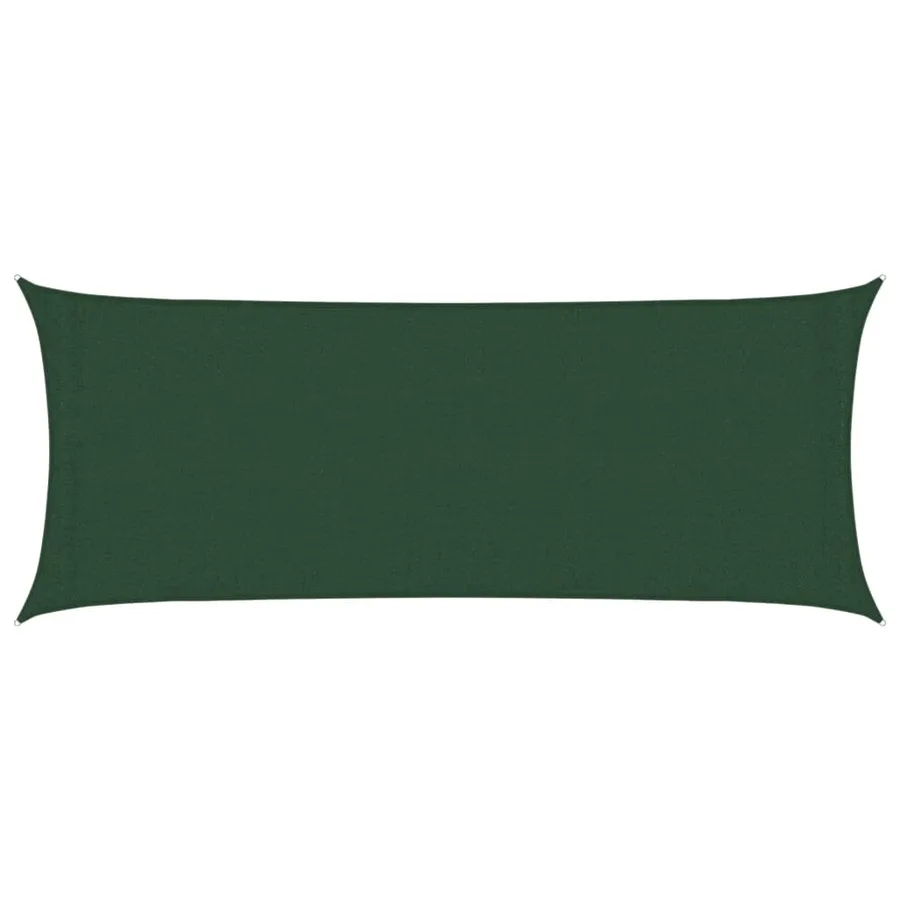 Voile d'ombrage 160 g/m² Vert foncé 2x5 m PEHD - 2