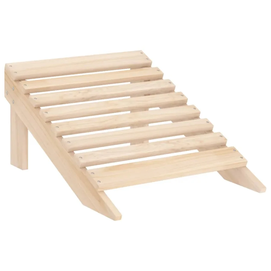 Chaise de jardin Adirondack avec repose-pied et table Sapin - 11