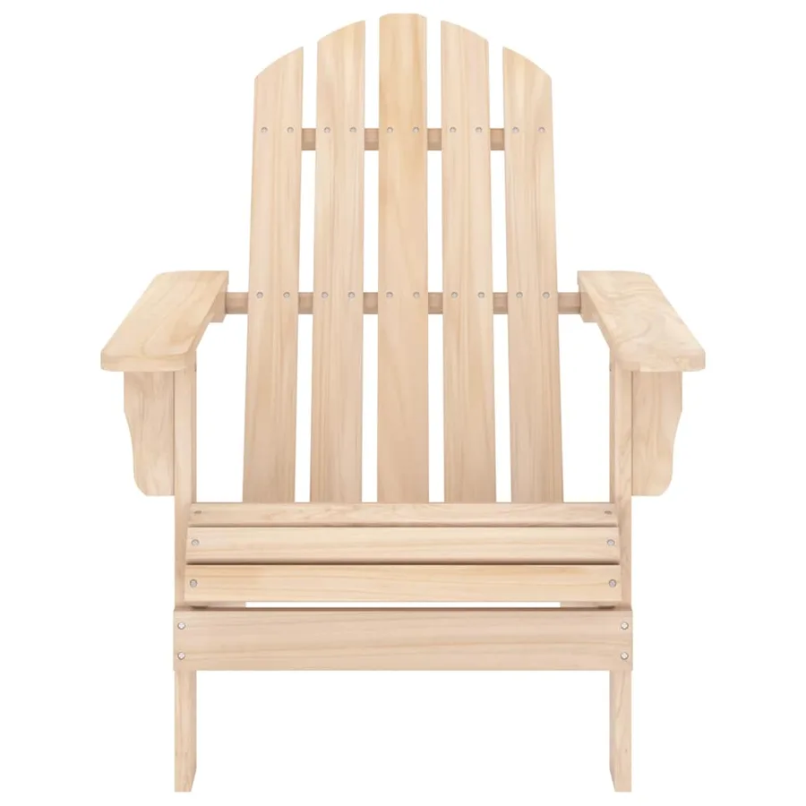 Chaise de jardin Adirondack avec repose-pied et table Sapin - 9