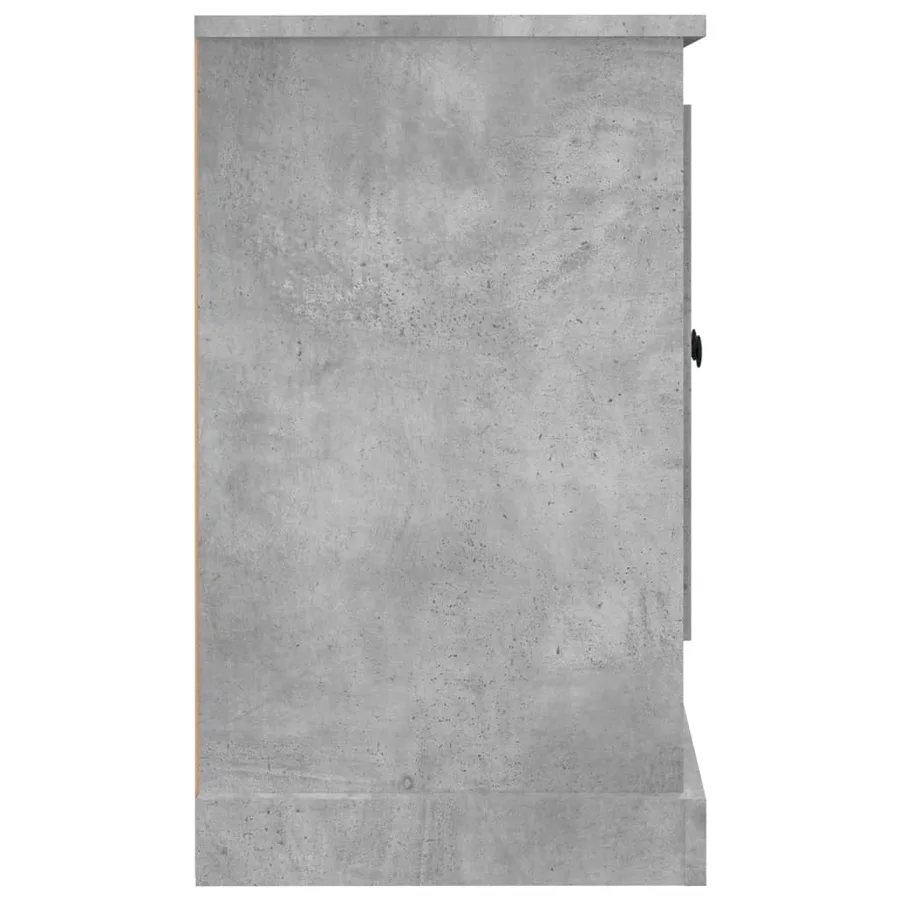 Buffet Gris béton 100x35,5x60 cm Bois d'ingénierie - 7
