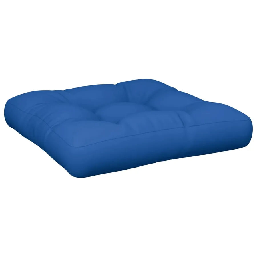 Coussin de palette bleu royal tissu - 2