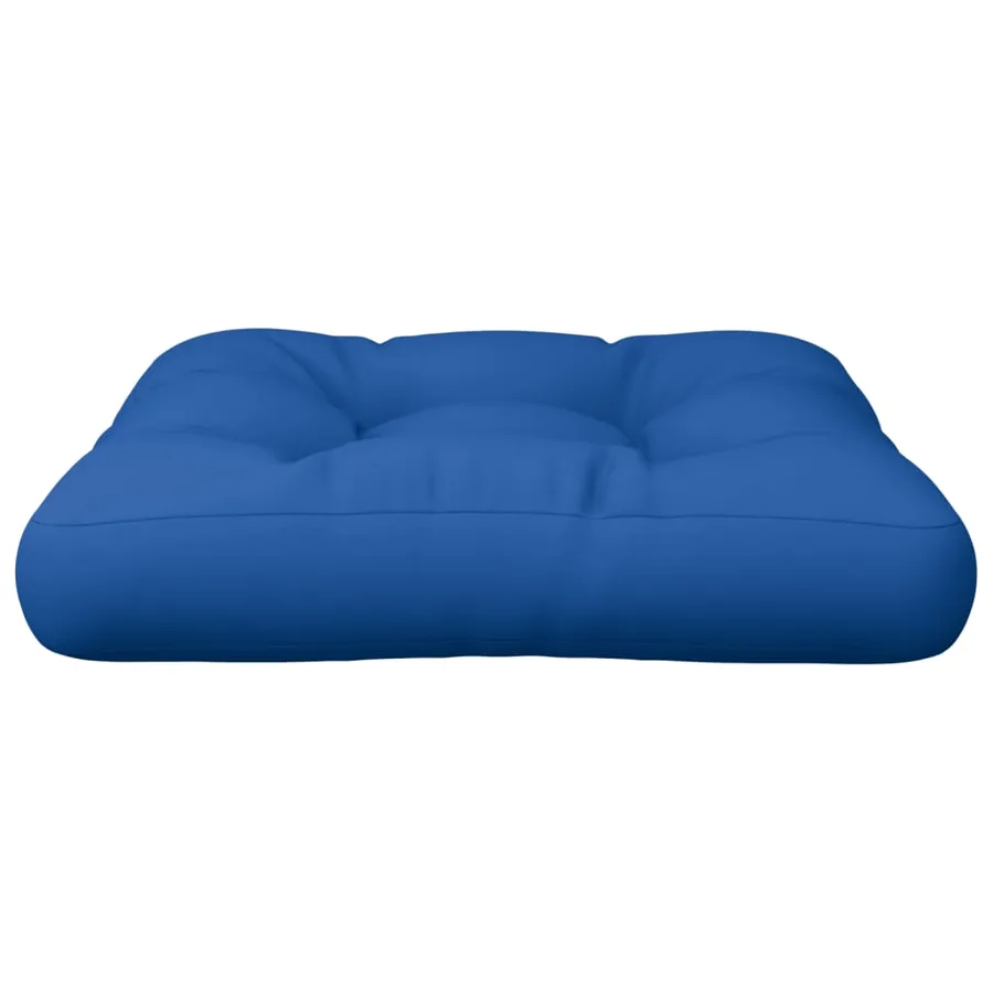 Coussin de palette bleu royal tissu - 4