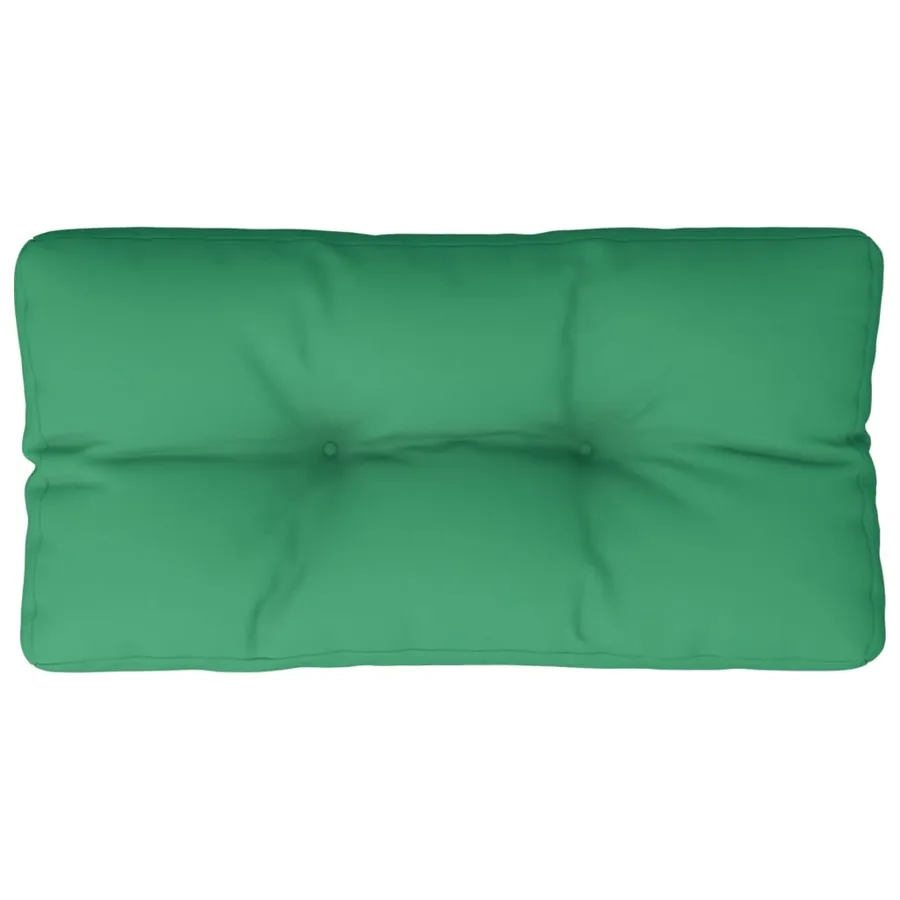 Coussin de palette vert 70x40x12 cm tissu - 2