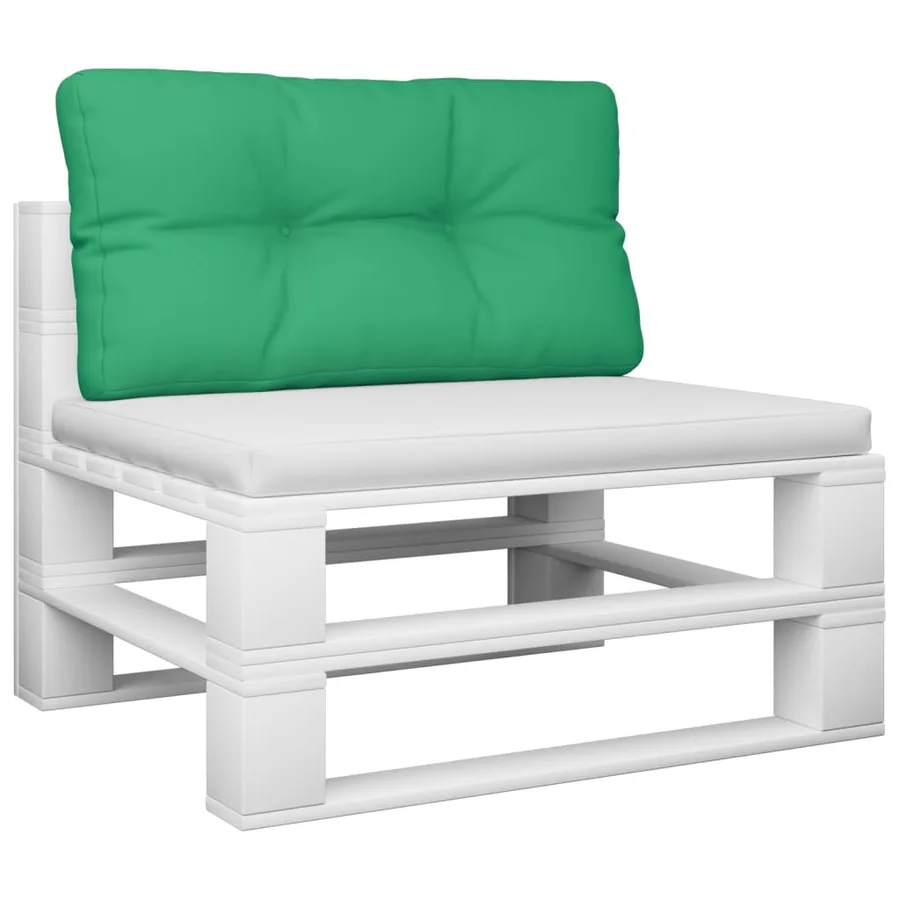 Coussin de palette vert 70x40x12 cm tissu - 3