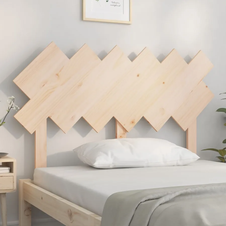 Tête de lit 122,5x3x80,5 cm Bois massif de pin - 3