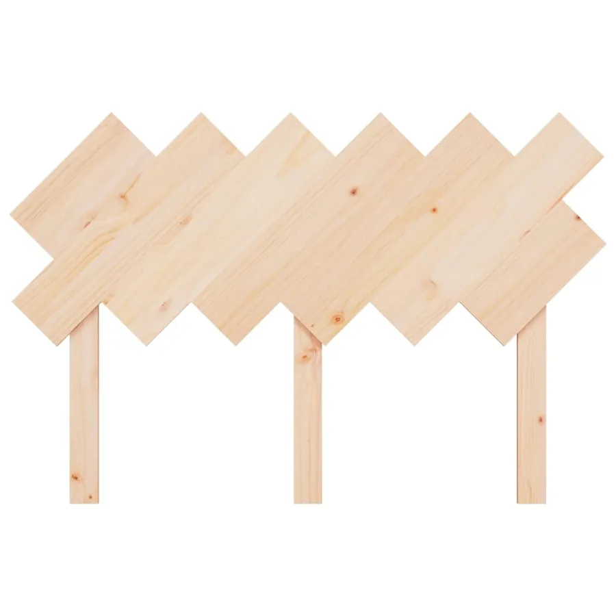 Tête de lit 122,5x3x80,5 cm Bois massif de pin - 4