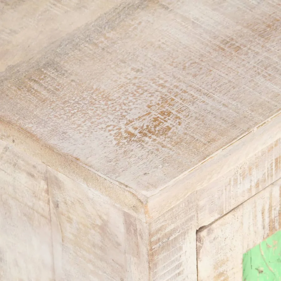 Meuble TV 120x30x40 cm Bois d'acacia brut - 5