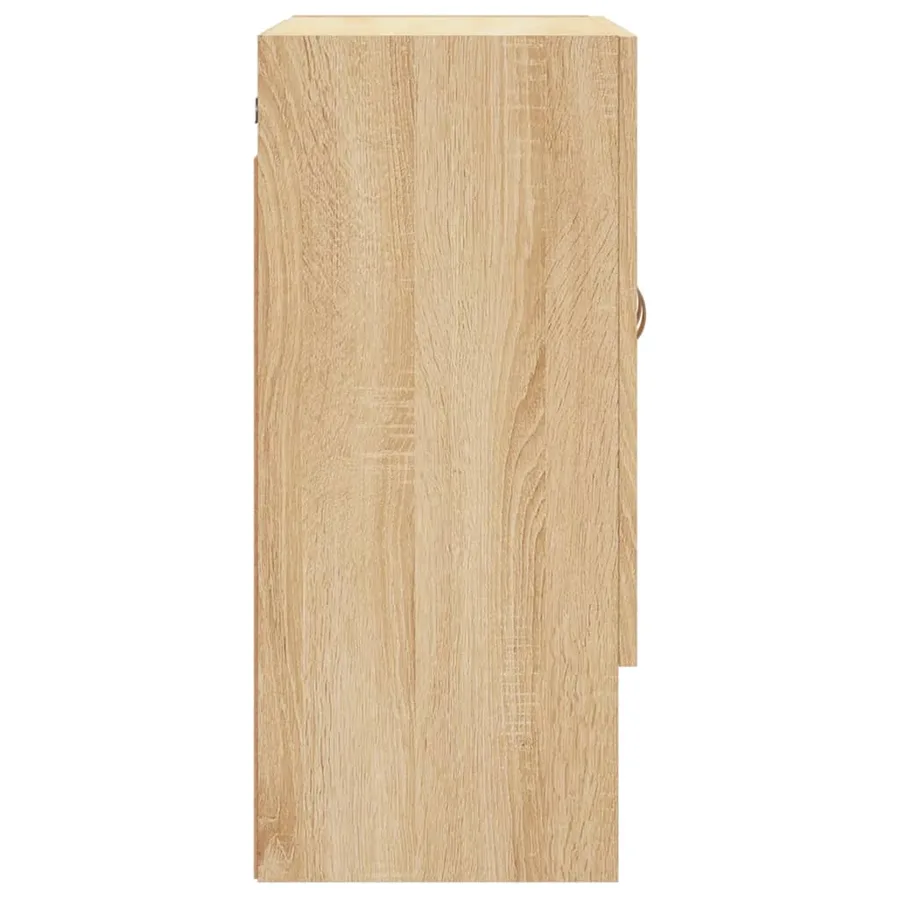 Armoire murale chêne sonoma 60x31x70 cm bois d'ingénierie - 7