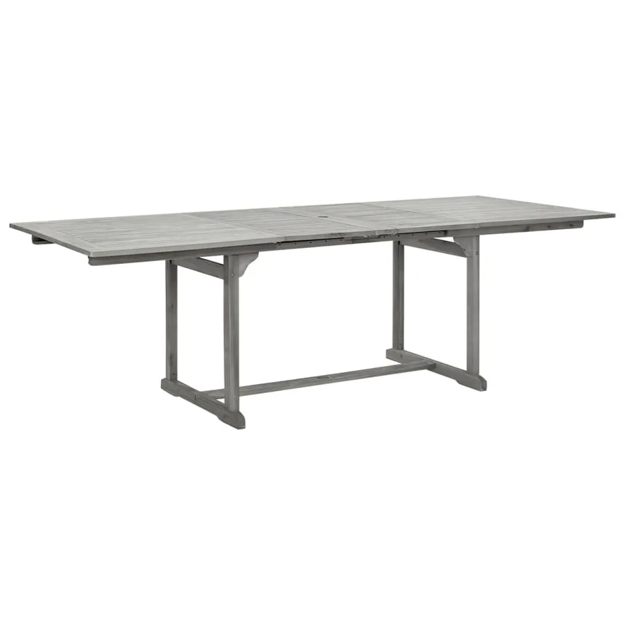 Ensemble à manger de jardin 9 pcs bois d'acacia solide - 4