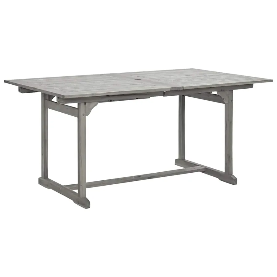 Ensemble à manger de jardin 9 pcs bois d'acacia solide - 6