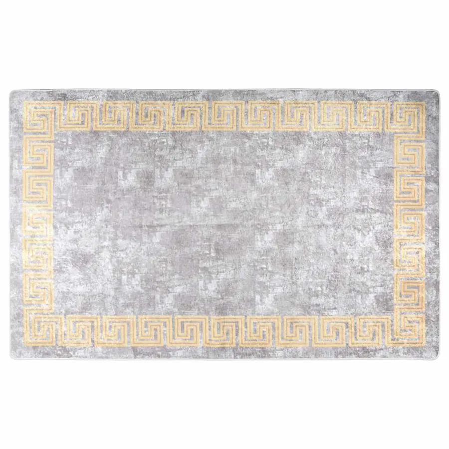 Tapis lavable 160x230 cm gris