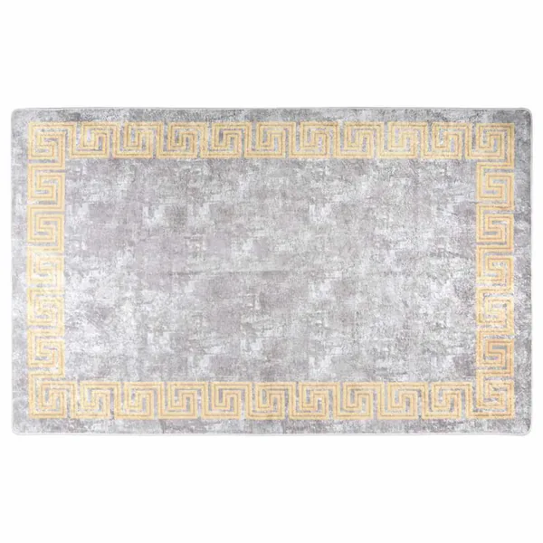 Tapis lavable 160x230 cm gris