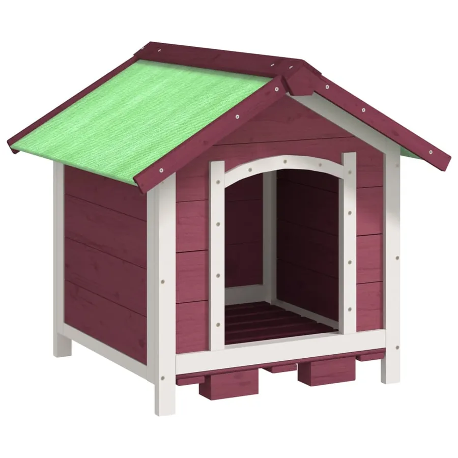 Chenil moka 65x65x61,5 cm bois de pin solide - 2
