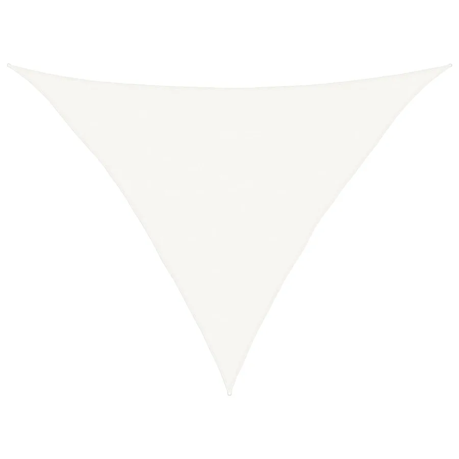 Voile d'ombrage 160 g/m² Blanc 5x5x6 m PEHD - 2