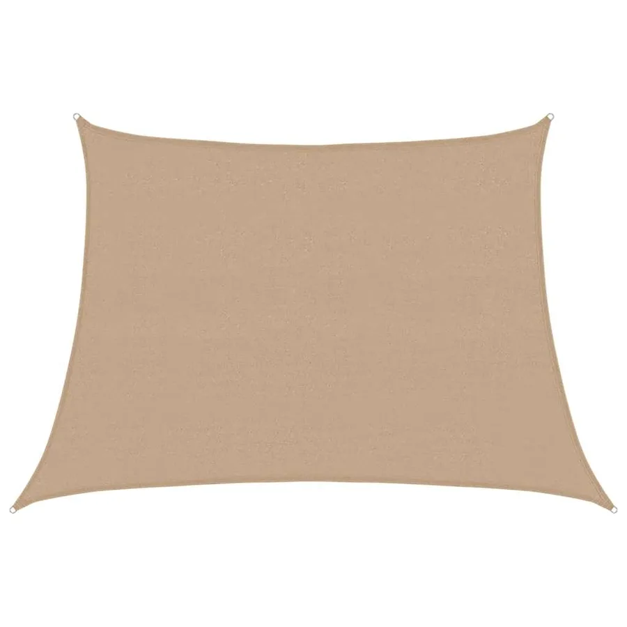 Voile d'ombrage 160 g/m² Taupe 4/5x3 m PEHD - 2