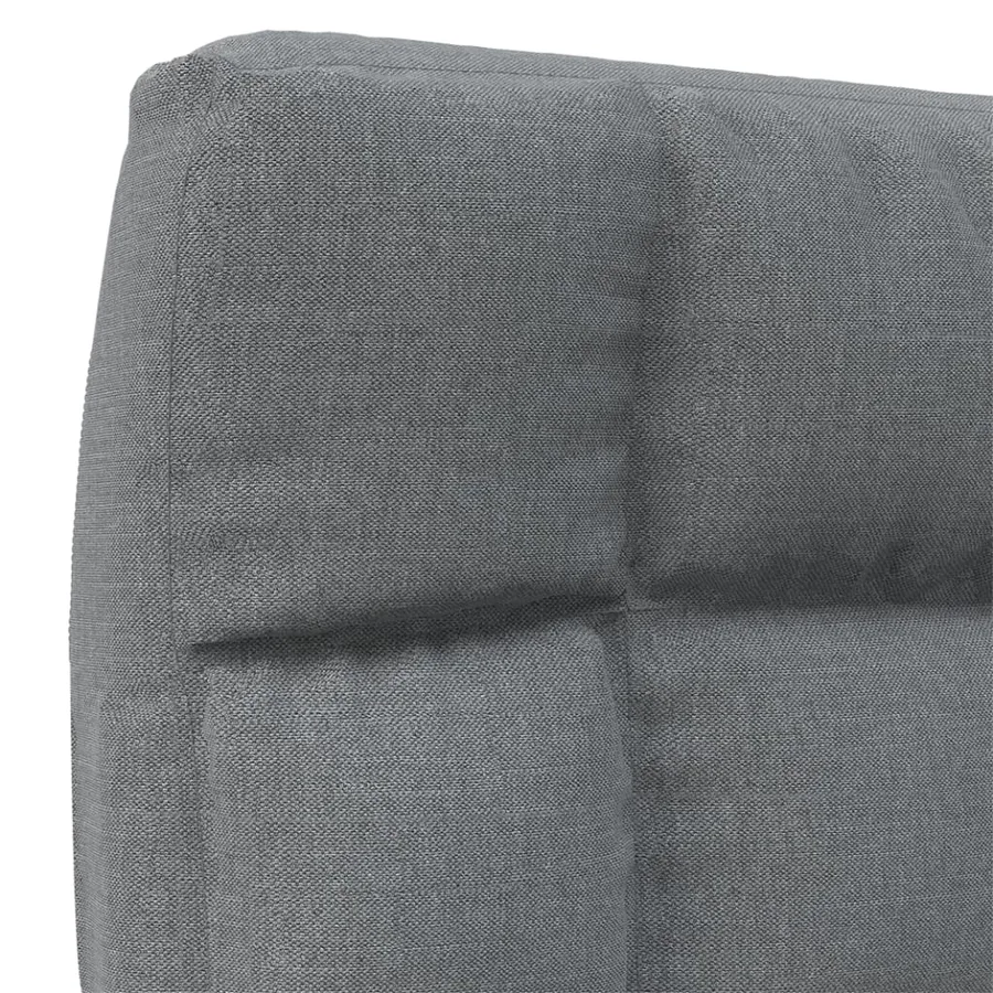 Chaise pliable de sol Gris clair Tissu - 7