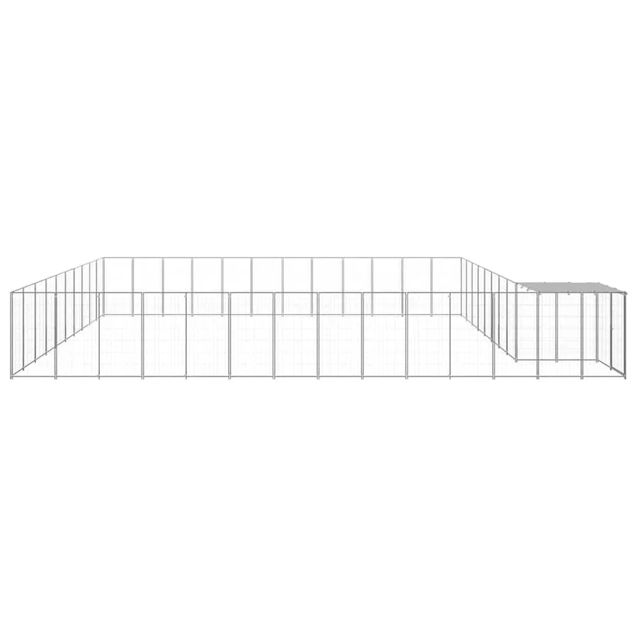 Chenil Argenté 37,51 m² Acier - 4