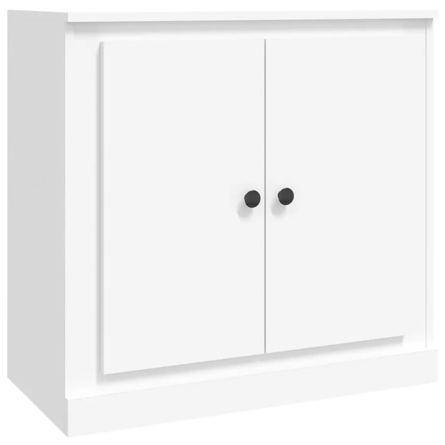 Buffets 3 pcs Blanc Bois d'ingénierie - 5