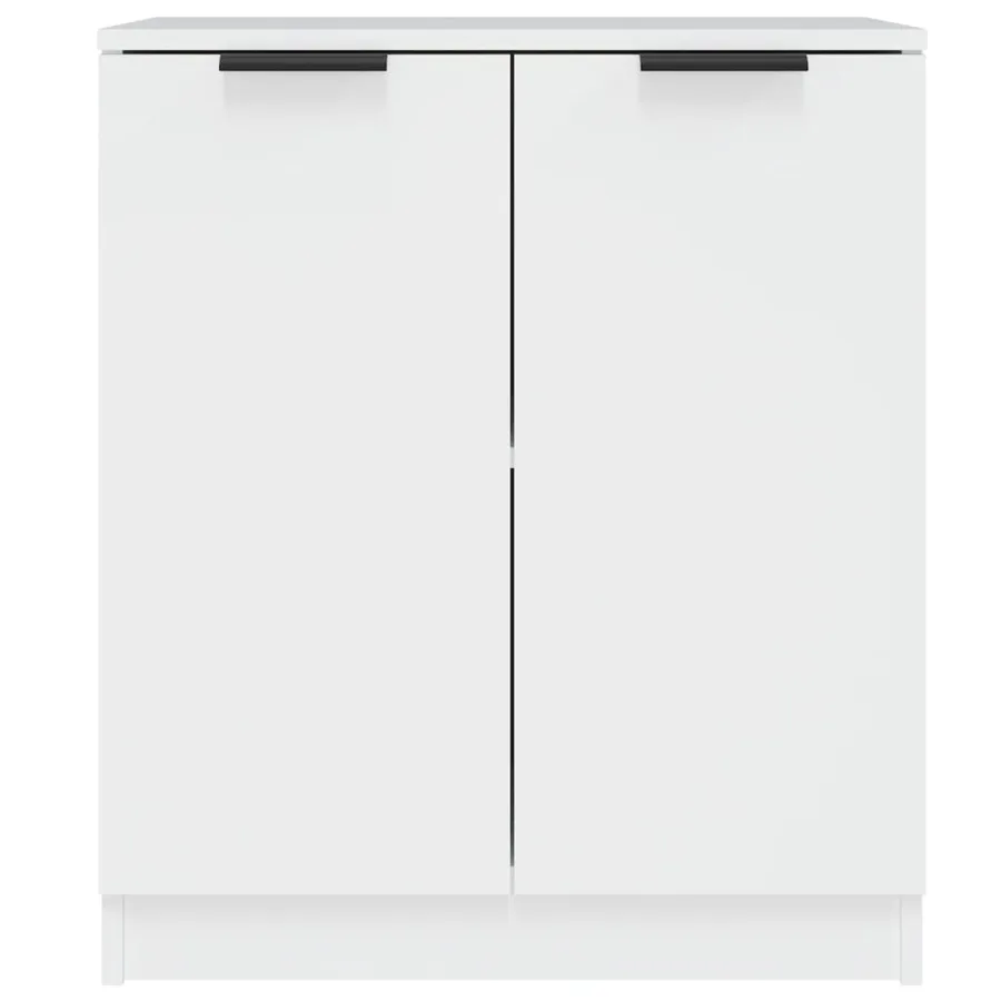Buffet Blanc 60x30x70 cm Bois d'ingénierie - 3