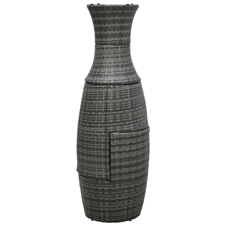 Ensemble de bistro 3 pcs avec coussins Résine tressée Gris - 3