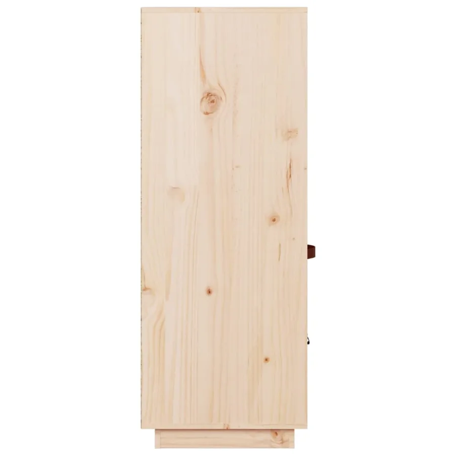 Buffet haut 67x40x108,5 cm Bois massif de pin - 8