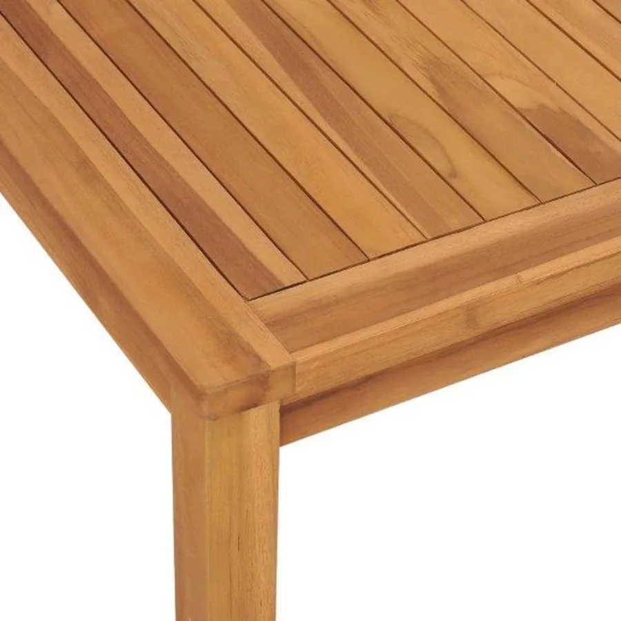 Ensemble à manger de jardin 3 pcs Bois de teck massif - 9
