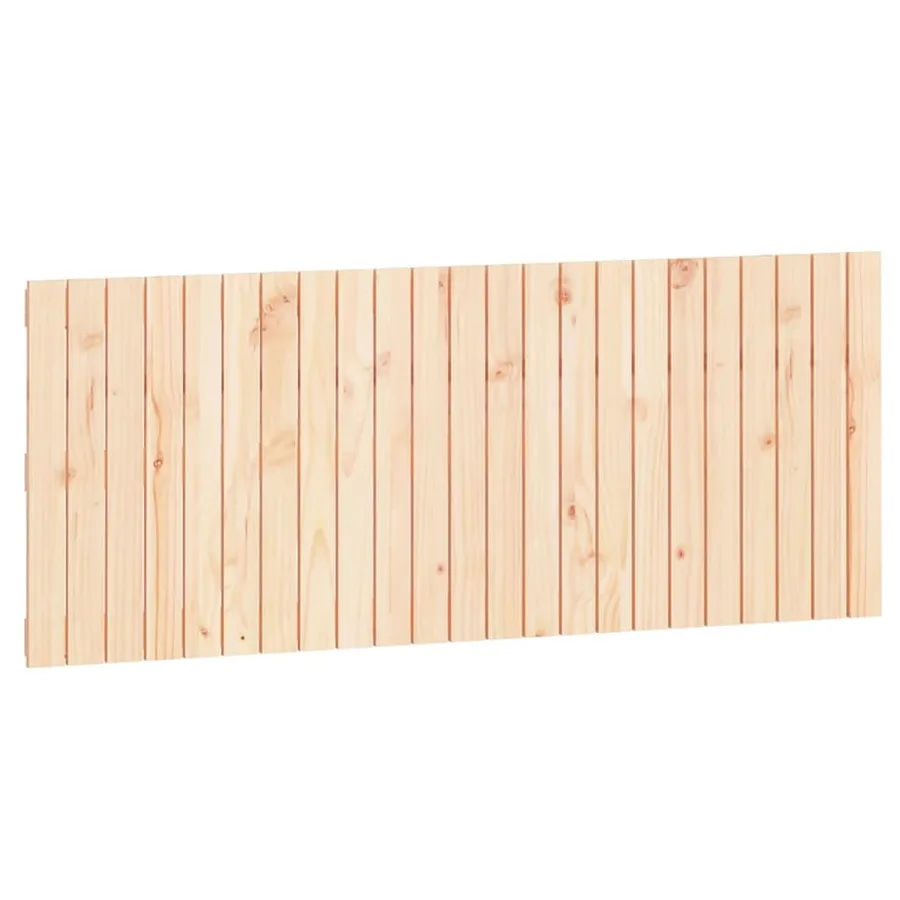 Tête de lit murale 147x3x60 cm Bois massif de pin - 2