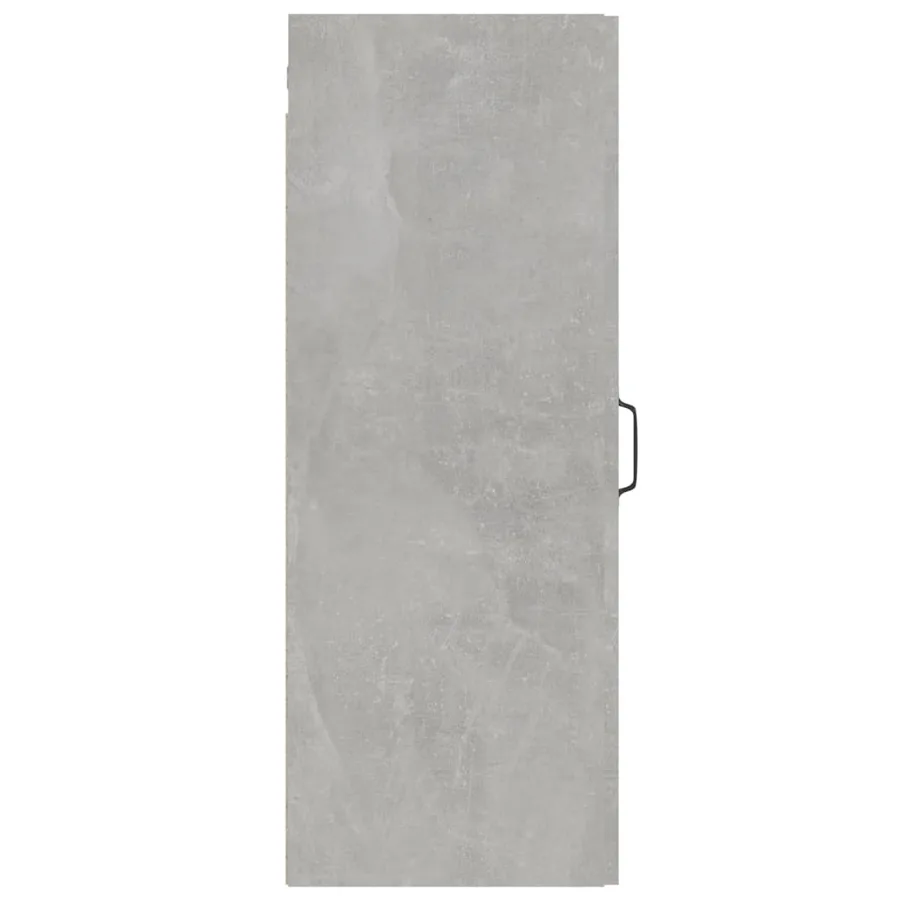 Armoire murale suspendue Gris béton 34,5x34x90 cm - 8