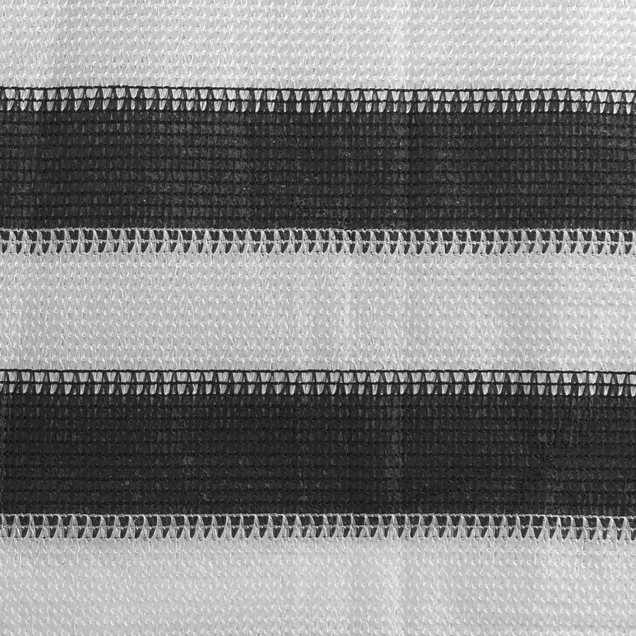 Écran de balcon PEHD 75x300 cm Anthracite et blanc - 2