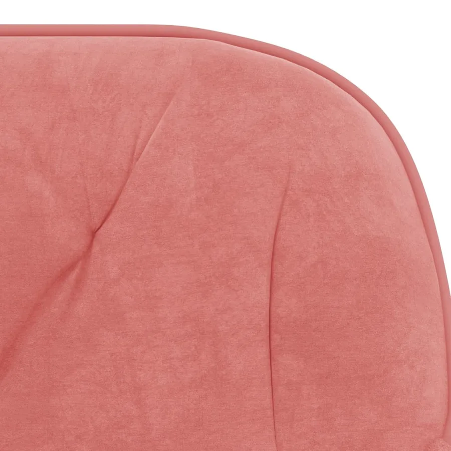 Chaises pivotantes à manger lot de 2 Rose Velours - 8