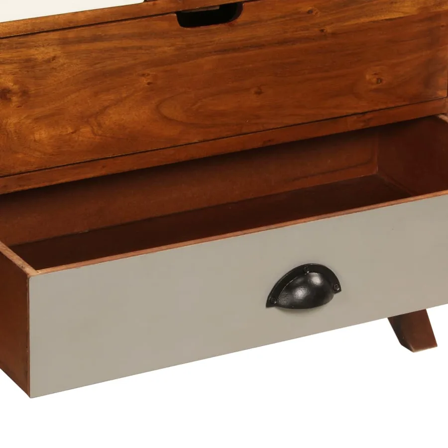 Buffet 115x35x86 cm Bois solide d'acacia - 7