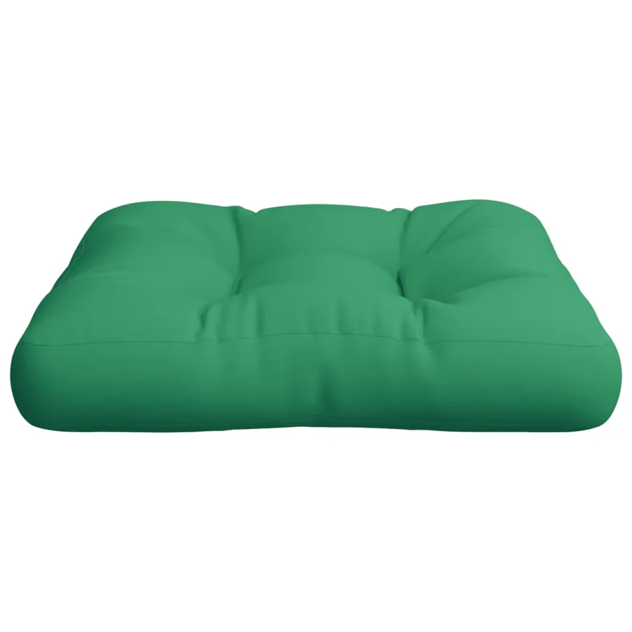Coussin de palette vert tissu - 5