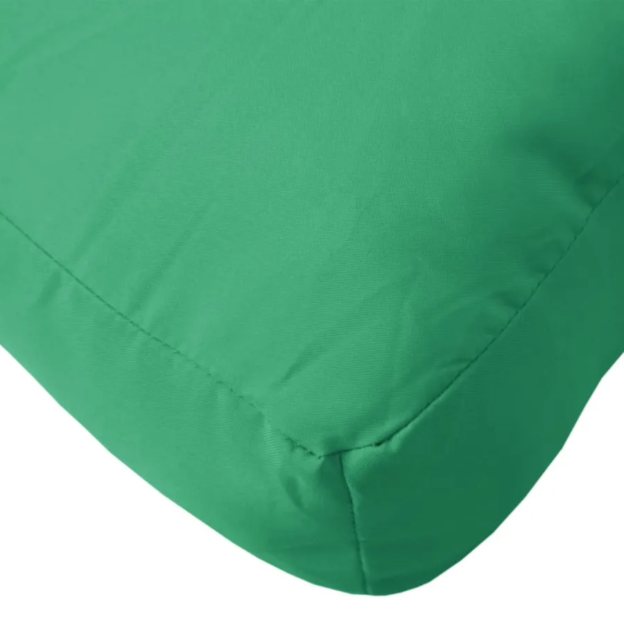 Coussin de palette vert tissu - 8