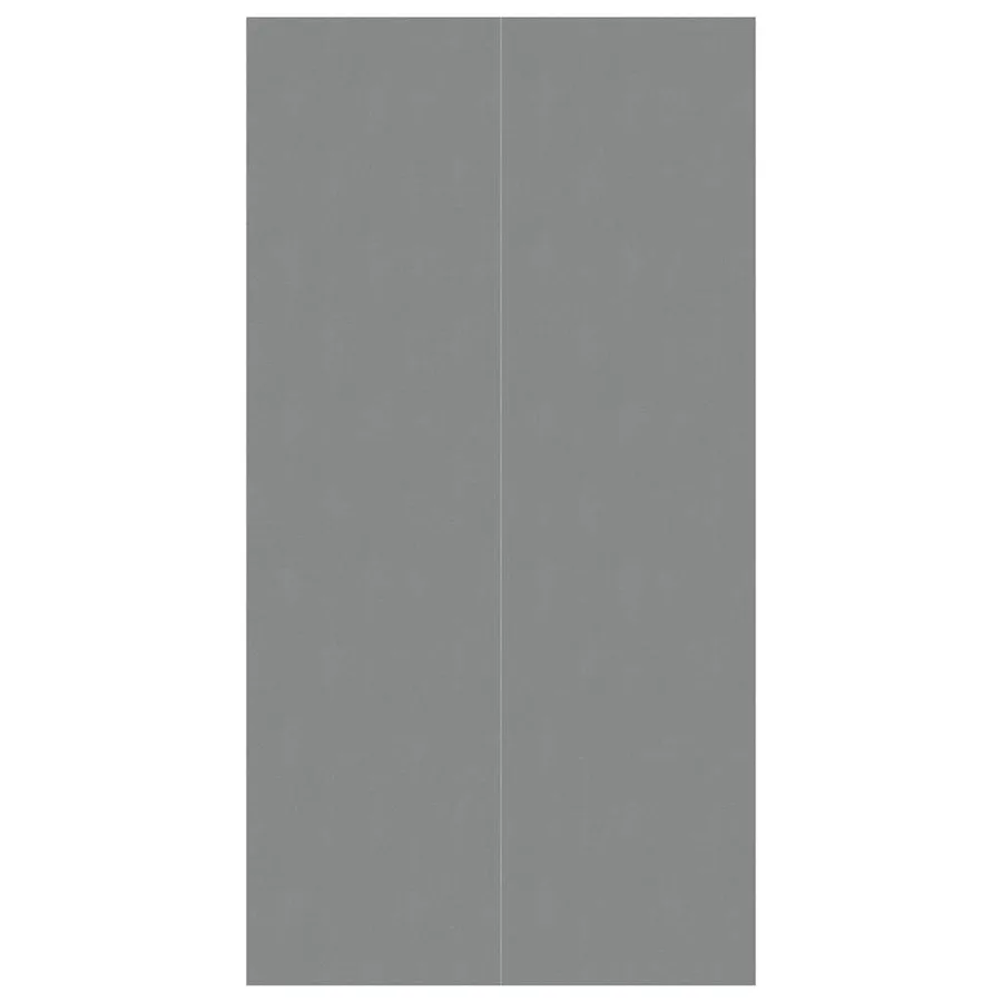 Bâche de piscine gris clair 420x220 cm géotextile polyester - 3