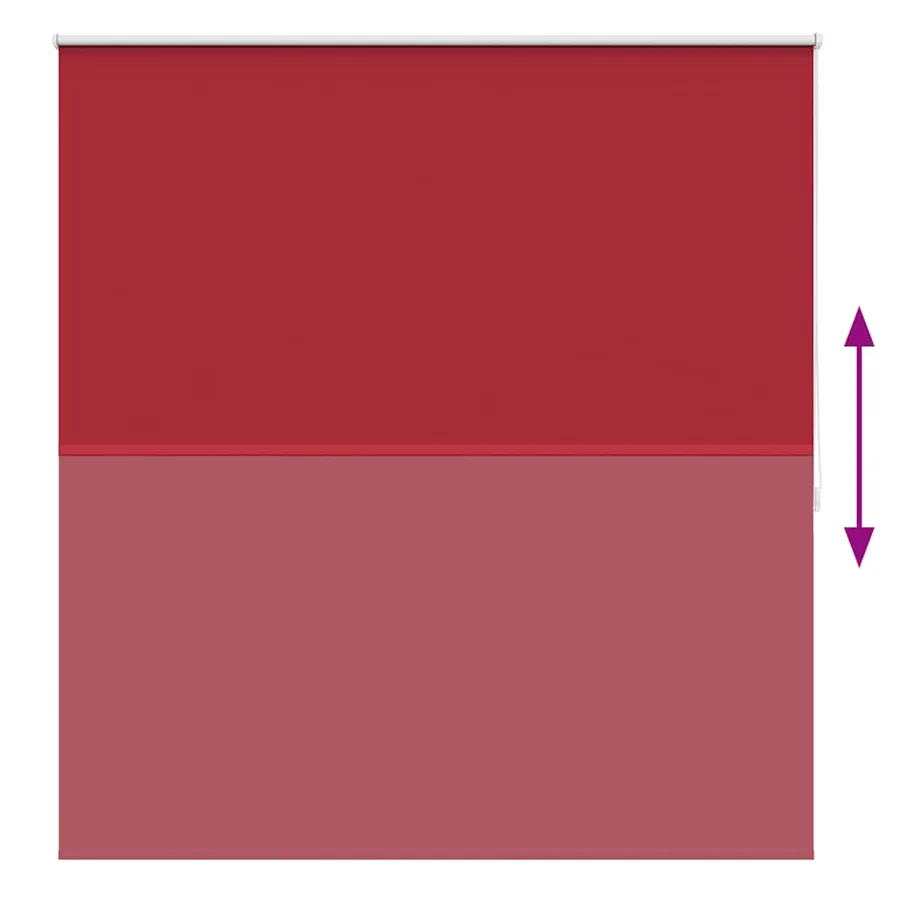 Store enrouleur occultant 164,4 x 175 cm, largeur du tissu 160 cm, rouge - 9
